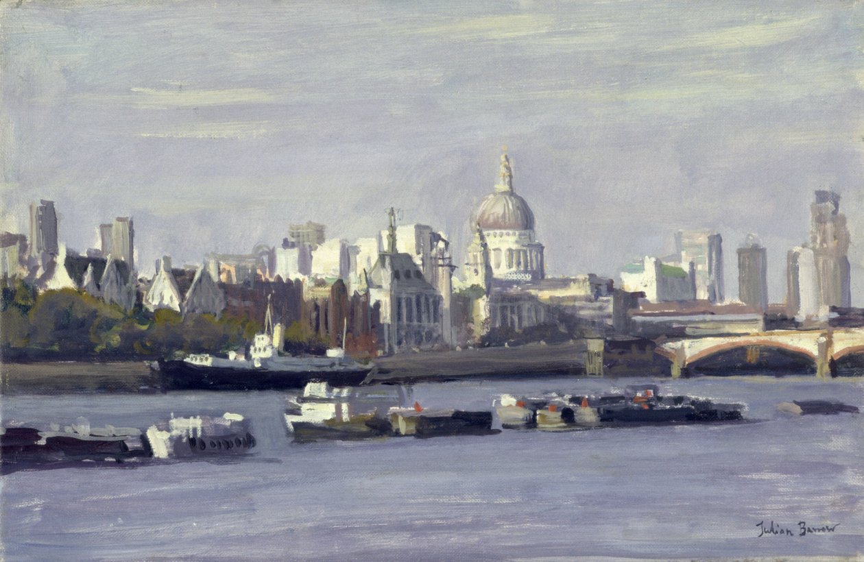 Bankside的St. Pauls 作者 朱利安·巴罗（Julian Barrow）