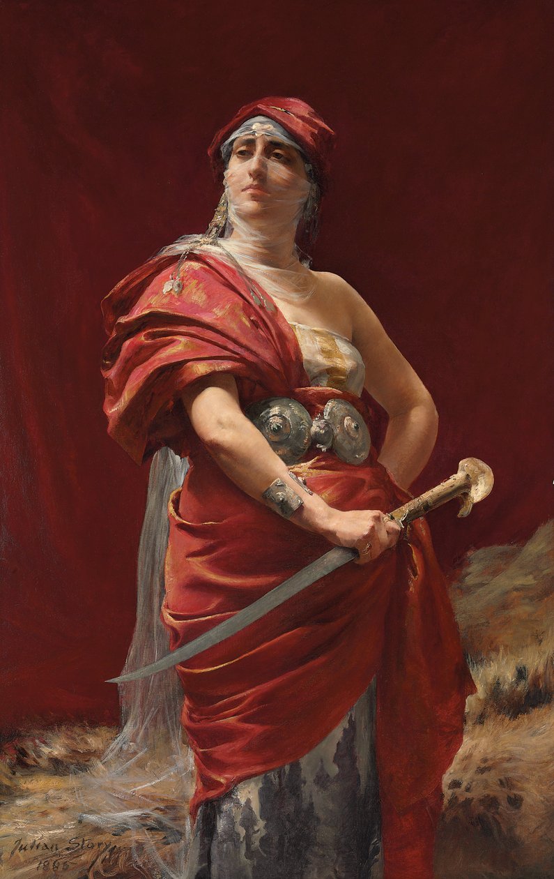La Tragedienne，1885年 作者 朱利安·罗素的故事
