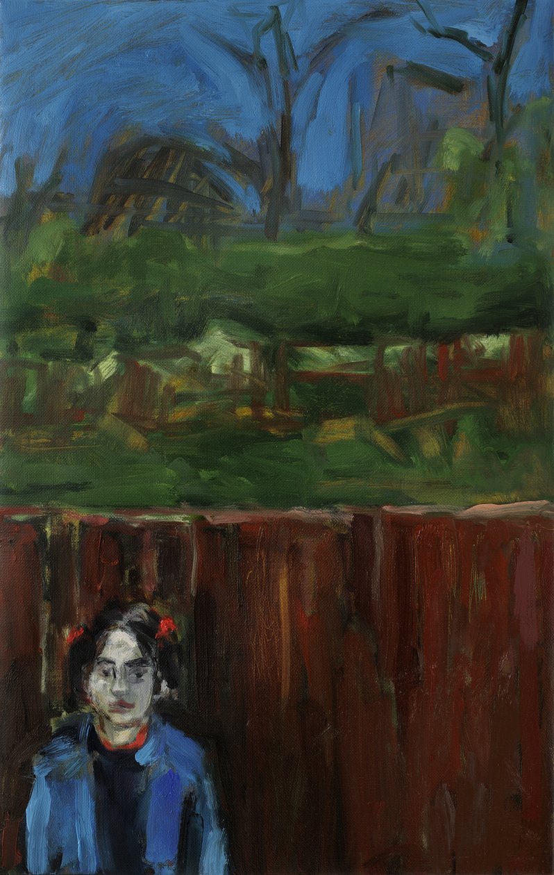 秘密（布面油画） 作者 朱莉英雄