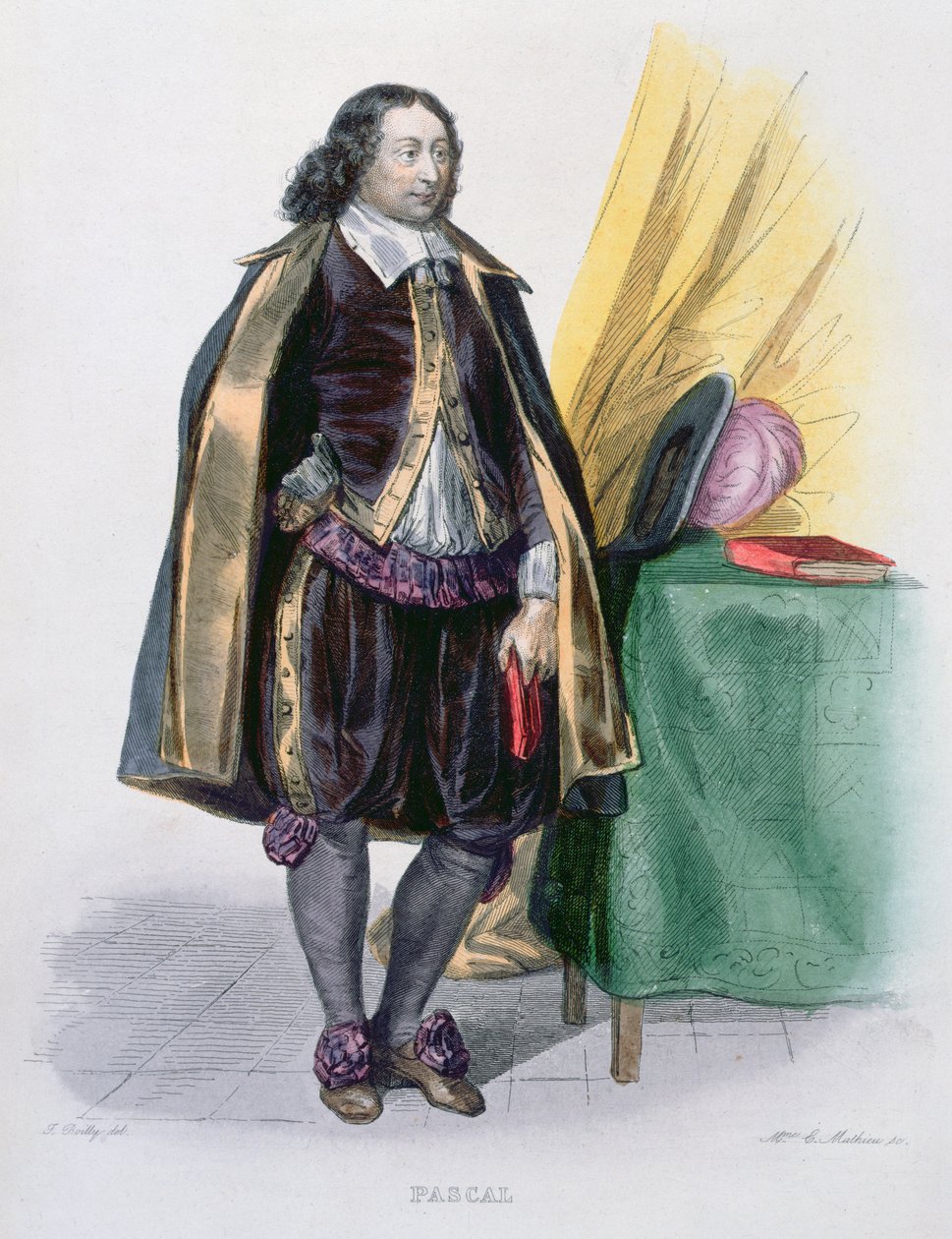 布莱斯帕斯卡（1623年至1862年），1841年 作者 朱利安·利奥波德·博伊（Julien Leopold Boilly）