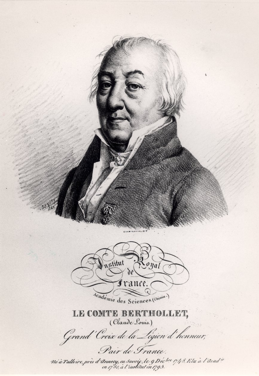 Claude Louis Berthollet伯爵（1748-1822） 作者 朱利安·利奥波德·博伊（Julien Leopold Boilly）