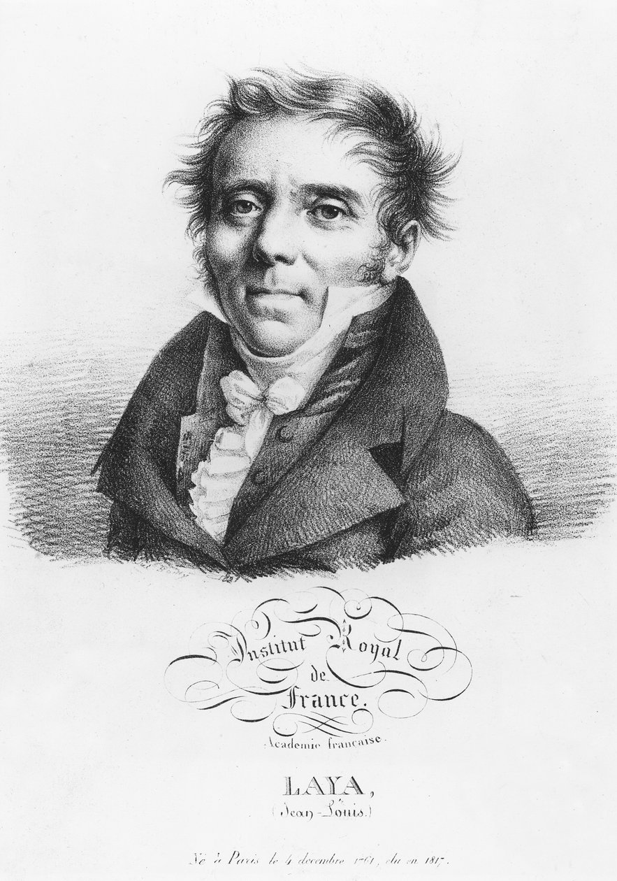 Jean-Louis Laya的肖像 作者 朱利安·利奥波德·博伊（Julien Leopold Boilly）