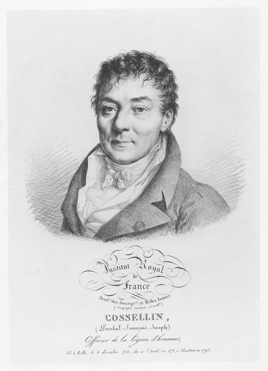 PascalJosephFrançoisGosselin，1821年的肖像 作者 朱利安·利奥波德·博伊（Julien Leopold Boilly）
