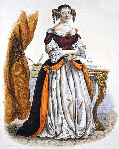 塞维涅夫人的画像 作者 朱利安·利奥波德（之后）博伊（Boilly）