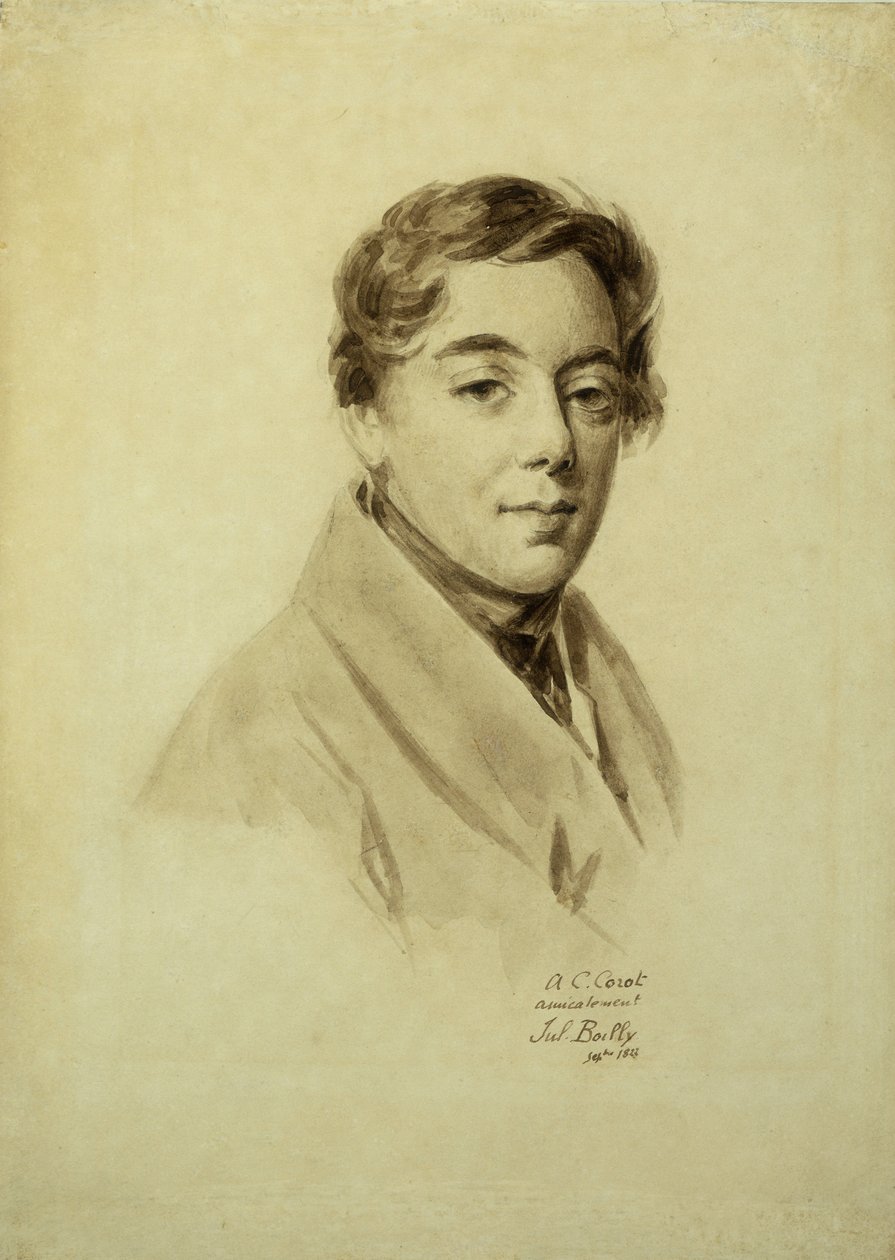 卡米尔·让·巴蒂斯特·卡罗（Camille Jean Baptiste Corot），1822年 作者 朱利安·利奥波德·博伊（Julien Leopold Boilly）