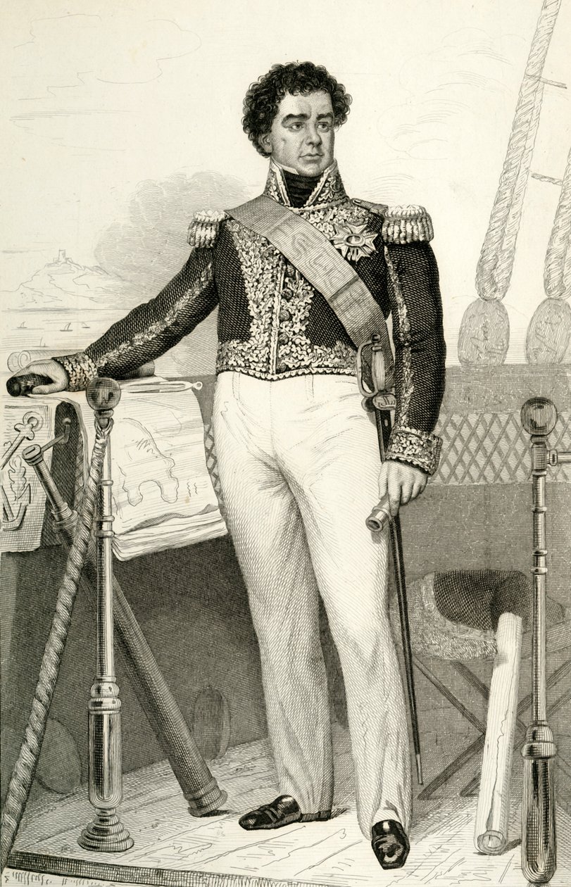 盖伊·维克多·杜佩雷（Guy-VictorDuperré），1804年，1839年。 作者 朱利安·利奥波德·博伊（Julien Leopold Boilly）