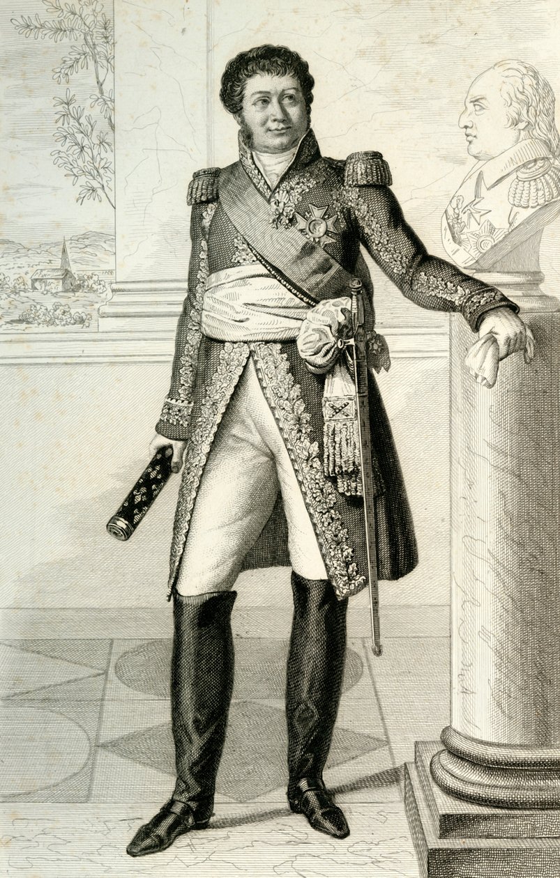 亨利·雅克·纪尧姆·克拉克（Henri Jacques-Guillaume Clarke），1804年，1839年。 作者 朱利安·利奥波德·博伊（Julien Leopold Boilly）