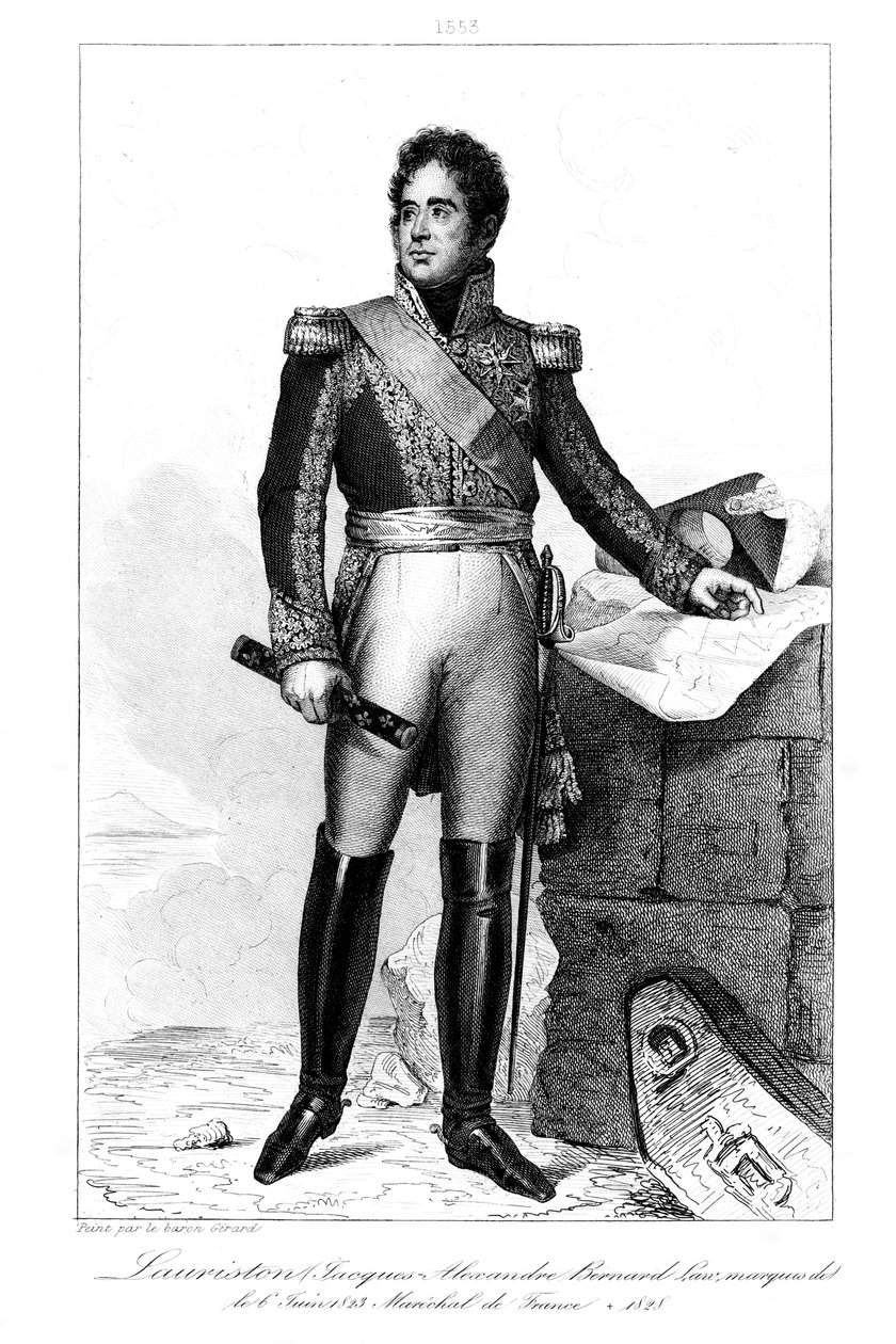 雅克·劳里斯顿（Jacques Lauriston）1768-1828，劳里斯顿侯爵（Laquiston），1839年。 作者 朱利安·利奥波德·博伊（Julien Leopold Boilly）