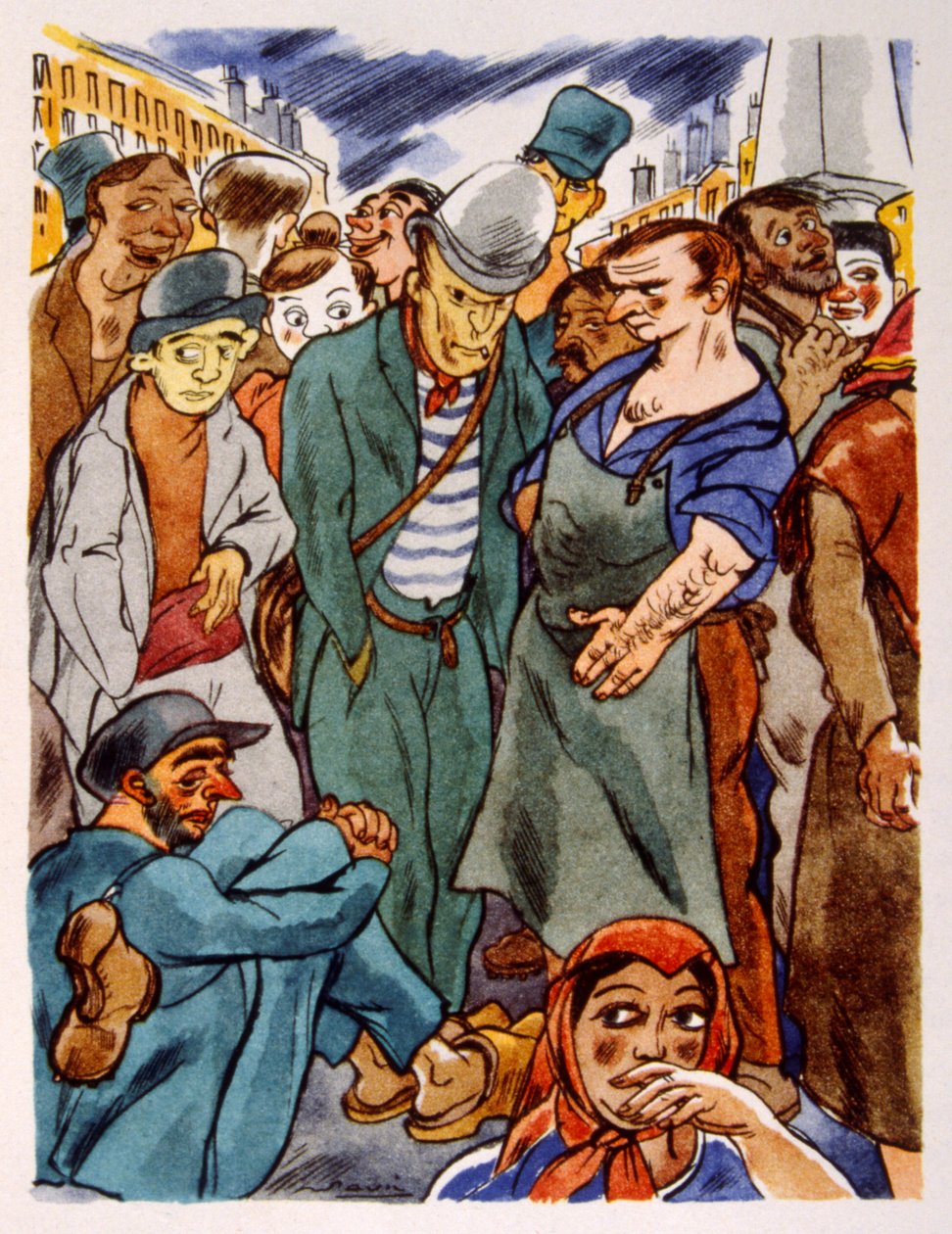 法国葡萄园1944.插图：Julien Pavil 作者 朱利安帕维尔
