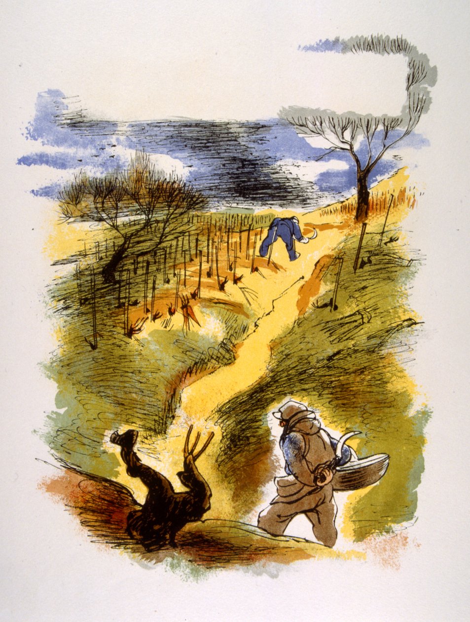 幽默的葡萄酒插画 1946.Julien Pavil 插画 作者 朱利安·帕维尔