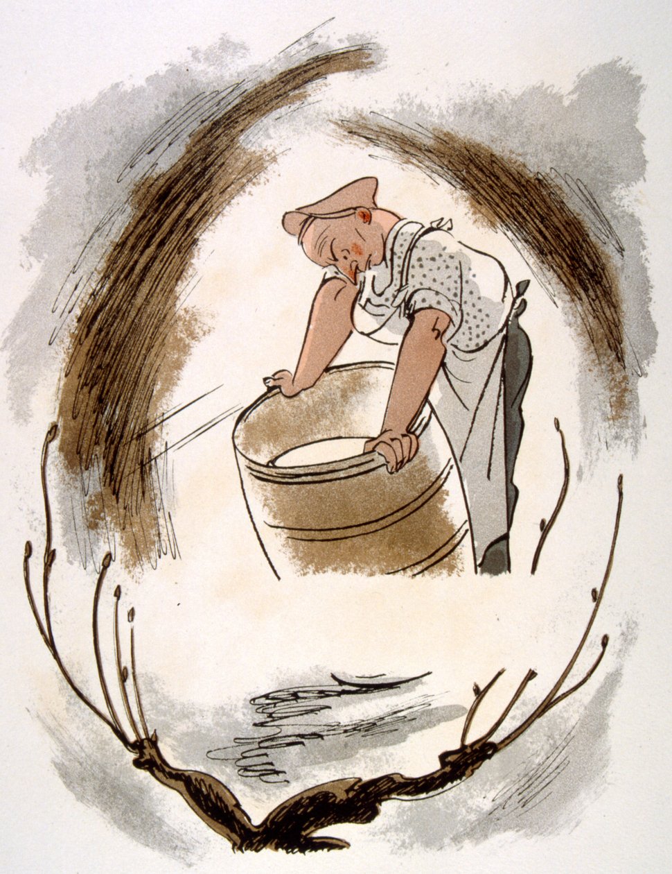 幽默的葡萄酒插画 1946.Julien Pavil 插画 作者 朱利安·帕维尔