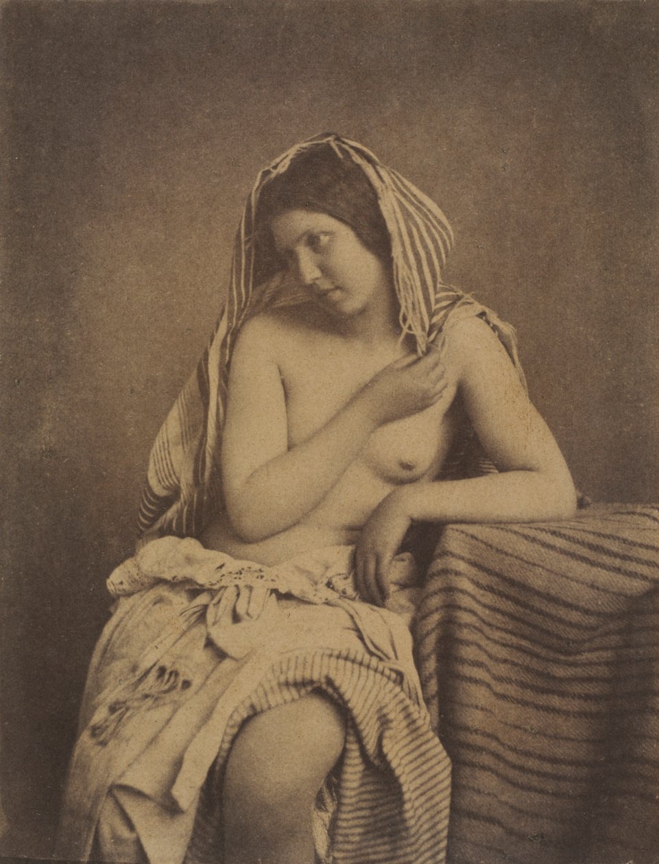 追求自然，c。 1853-1855年。 作者 朱利安·瓦卢·德·维伦纽夫