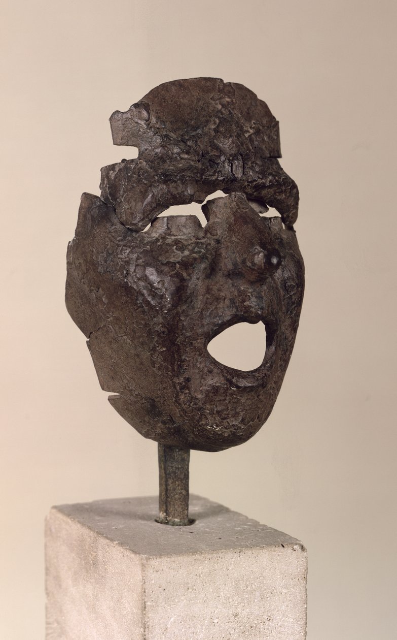 蒙特塞拉特犯罪面具，c.1938-39（铁） 作者 朱利奥·冈萨雷斯（Julio Gonzalez）