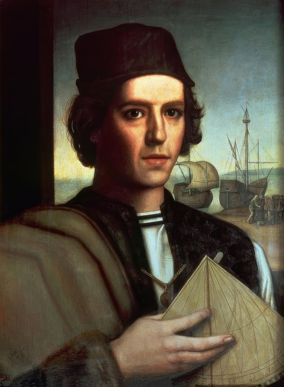 VICENTE YANEZ PINZON的理想肖像-CAPITAN DE LA CARABELA LANIÑA-1956 作者 朱利奥·加西亚·康迪