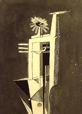 尖叫图，先知，1941年 作者 朱利奥·冈萨雷斯（Julio Gonzalez）
