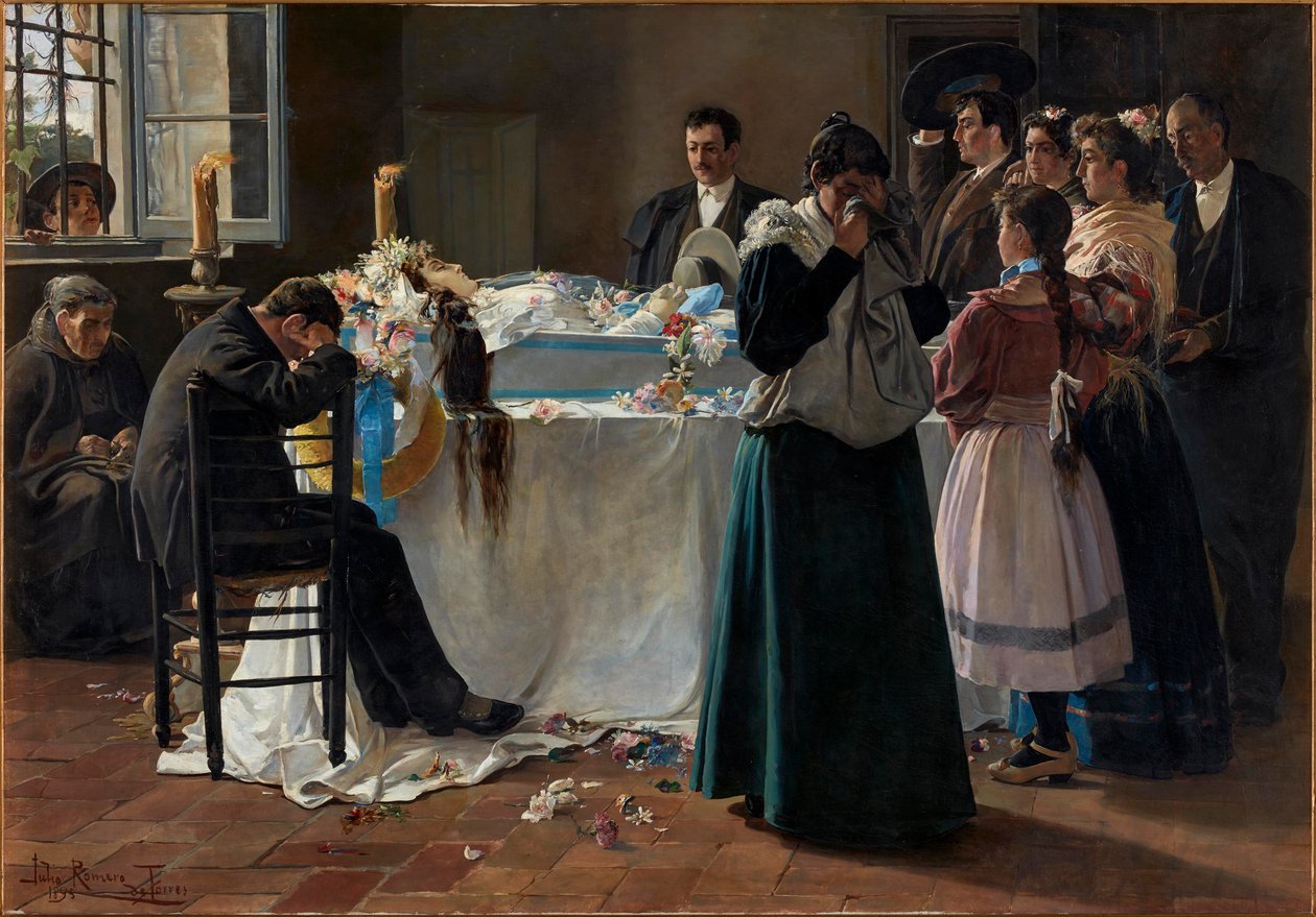 Mira qué bonita era, 1895年。 作者 朱利奥·罗梅罗·德·托雷斯
