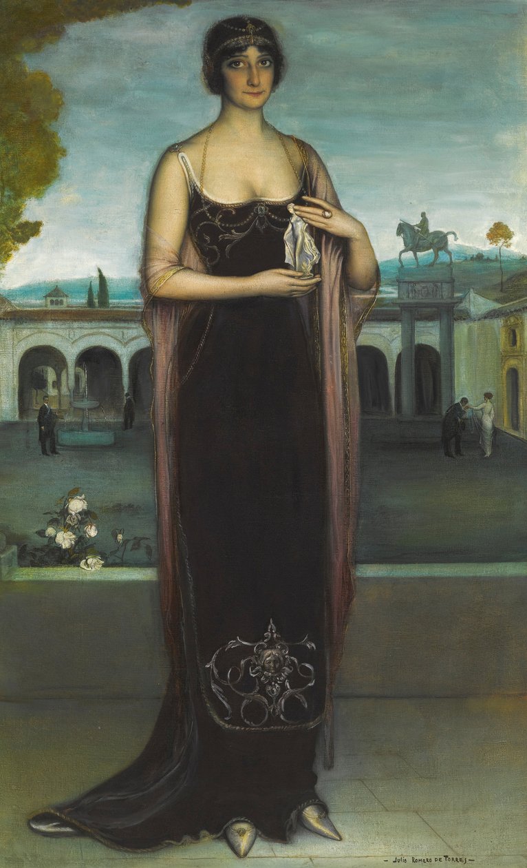 阿德拉-卡博内1890-1960年的画像，约1911年。 作者 朱利奥·罗梅罗·德·托雷斯