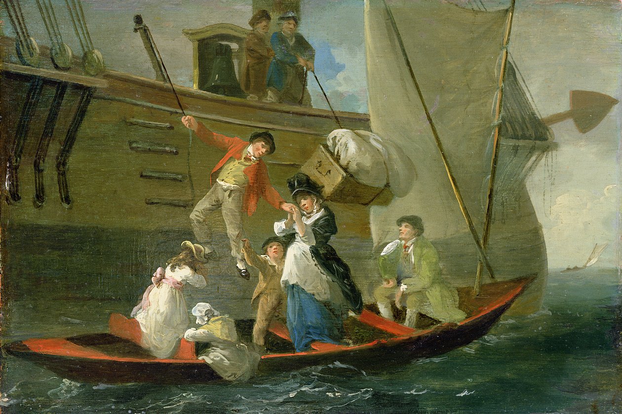 结婚水手的Adieu，c.1800 作者 朱利叶斯·凯撒·伊贝森