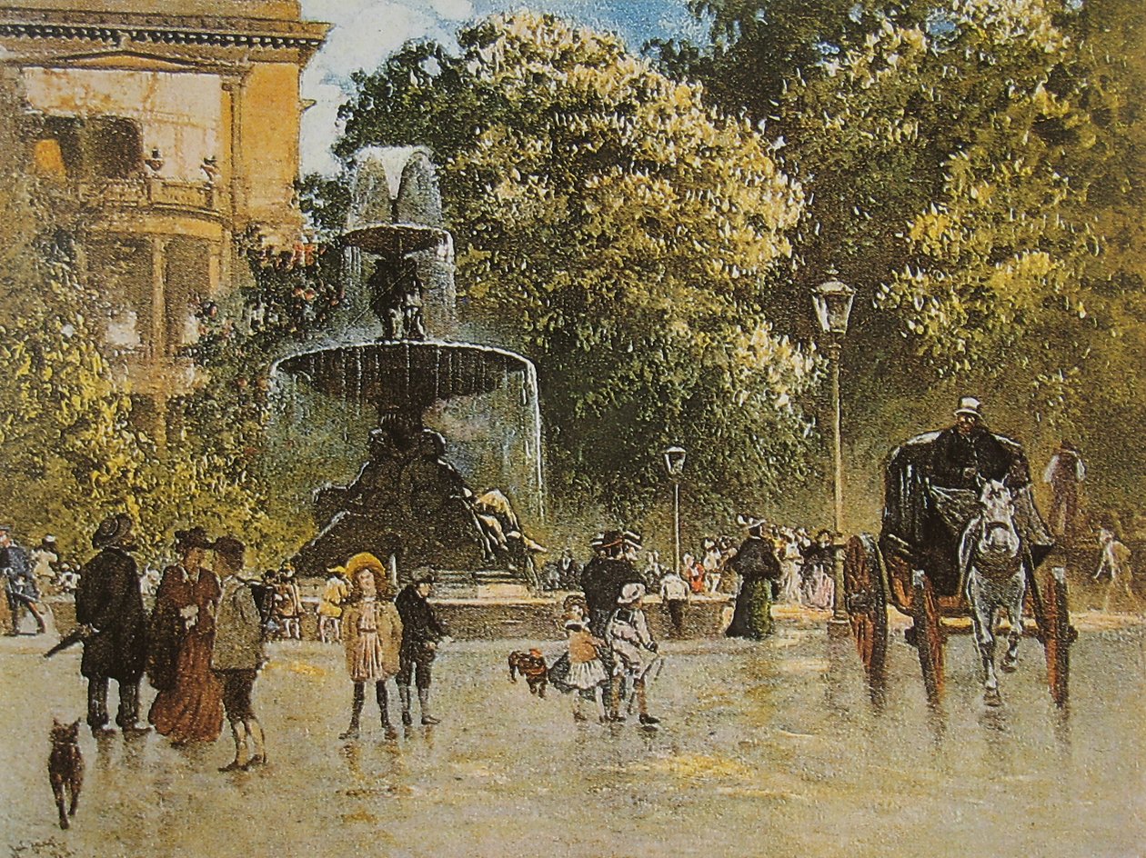 Kemperplatz，老柏林，1889年？ 作者 朱利叶斯·雅各布