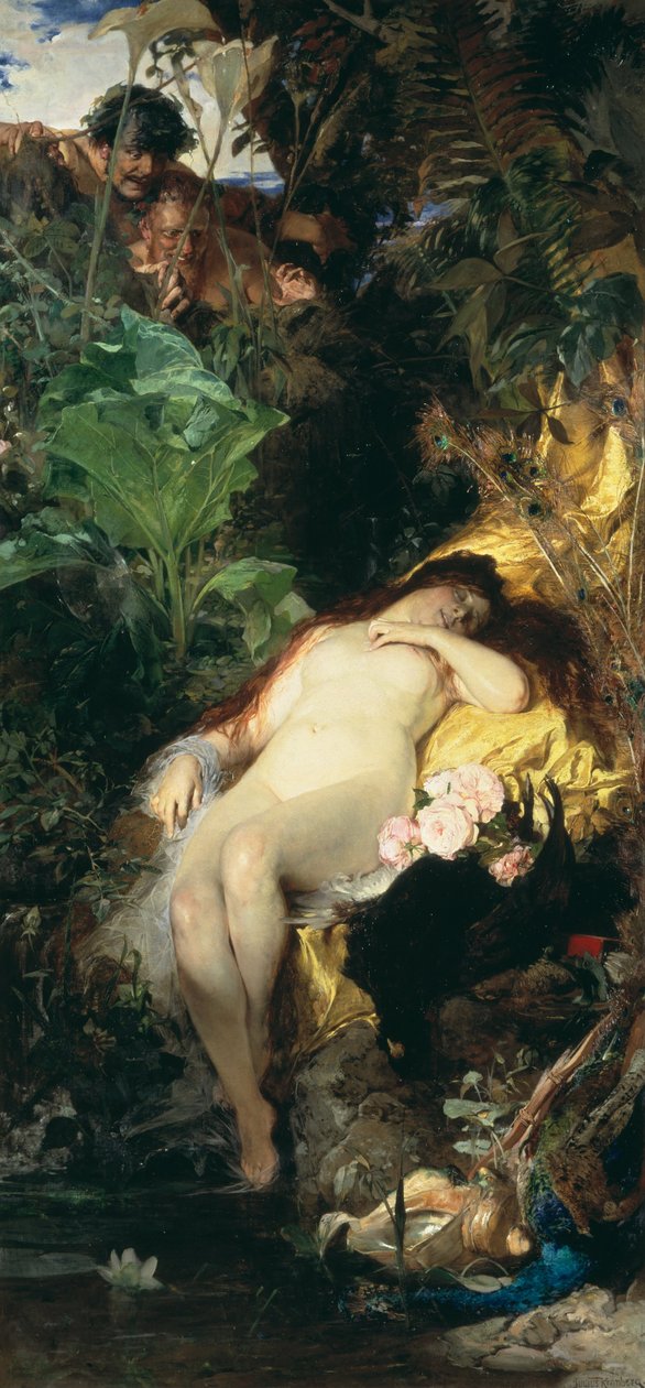 若虫和Fauns 作者 朱利叶斯·科隆伯格