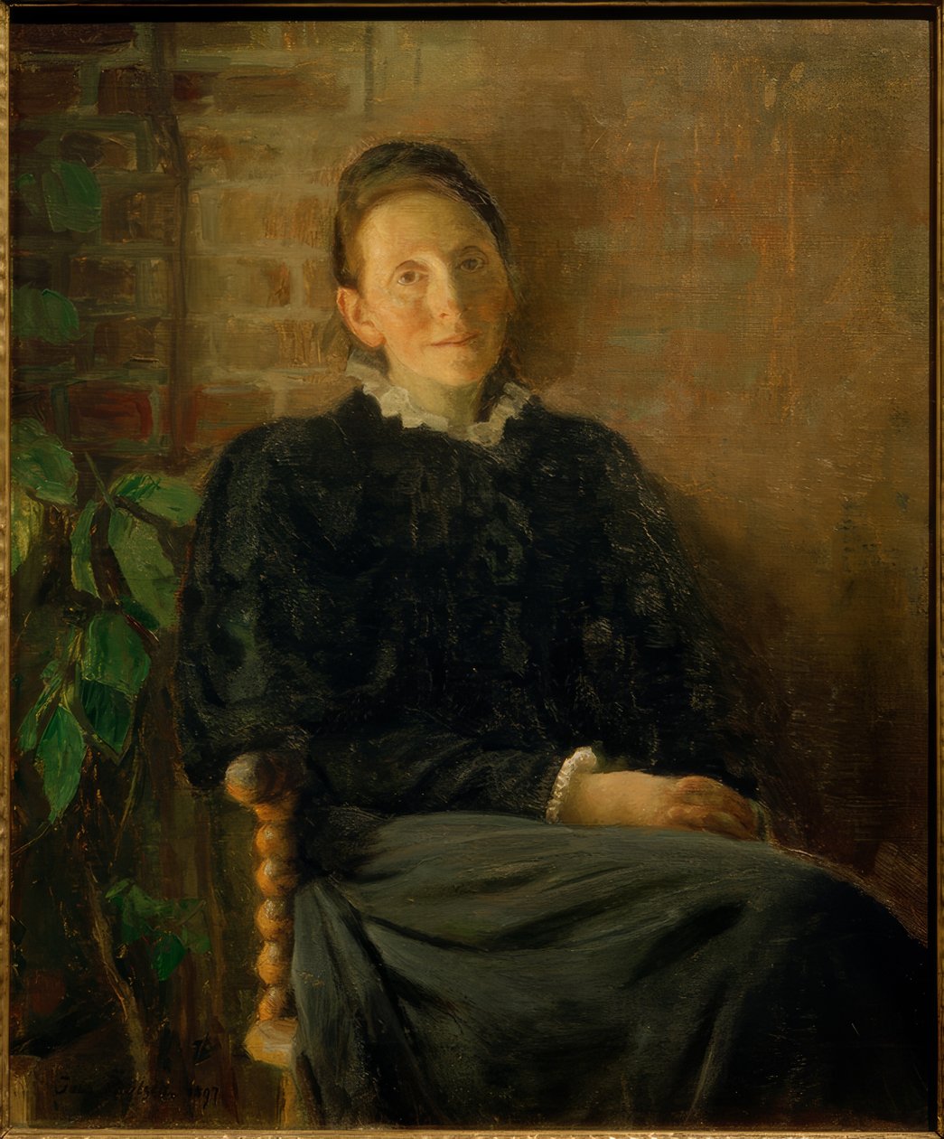 Pauline Hirschsprung的肖像 作者 朱利叶斯·保尔森（Julius Paulsen）
