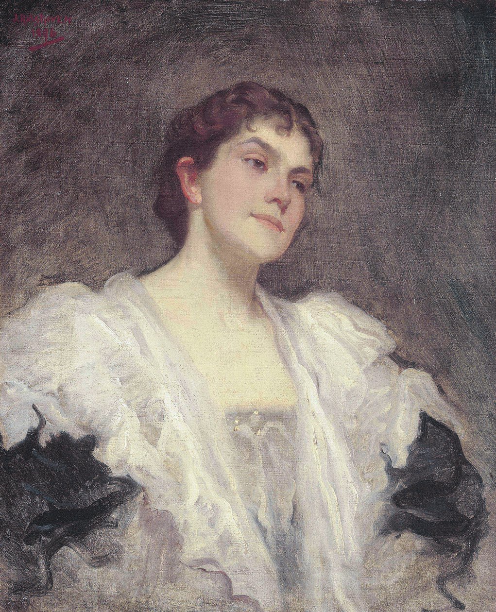 歌手Lady Lillian June Henschel nee Bailey 作者 朱利叶斯·C·罗尔斯霍芬