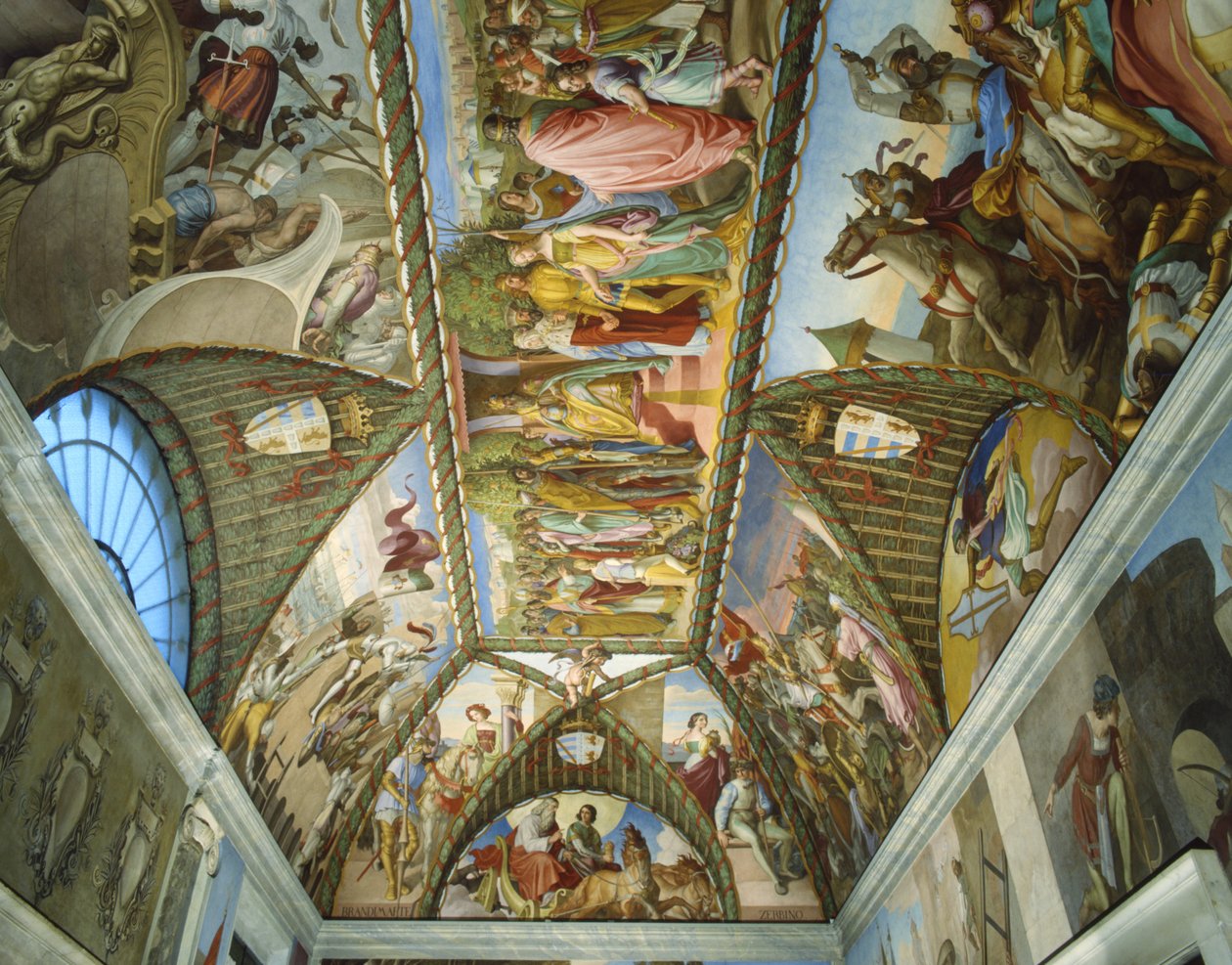 Sala dell&39;Ariosto，Casino Massimo，罗马的天花板上的场景 作者 朱利叶斯·施诺尔·冯·卡洛斯菲尔德