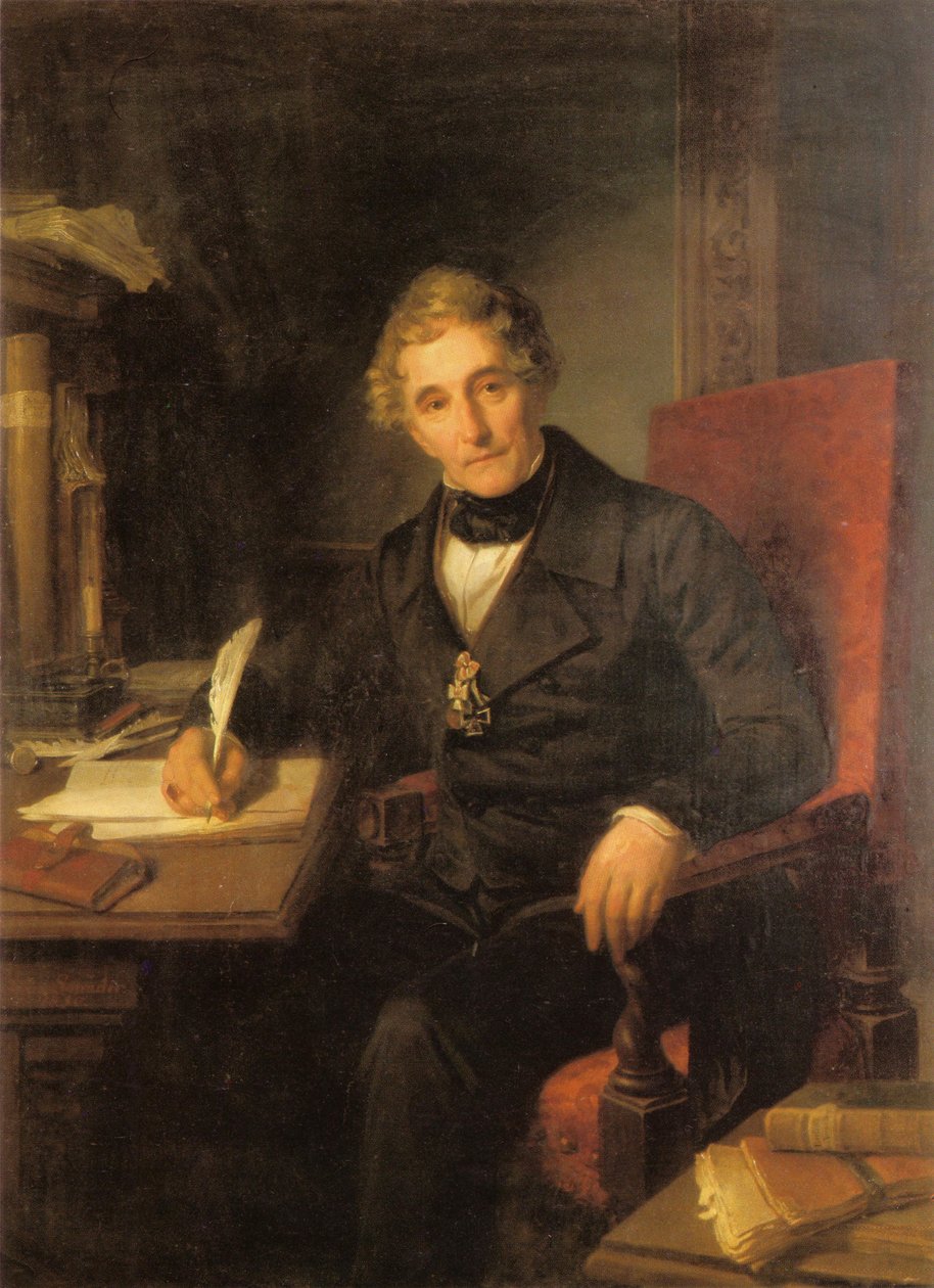 Heinrich Andreas de Cuvry的肖像（1785-1869） 作者 朱利叶斯·施拉德（Julius Schrader）
