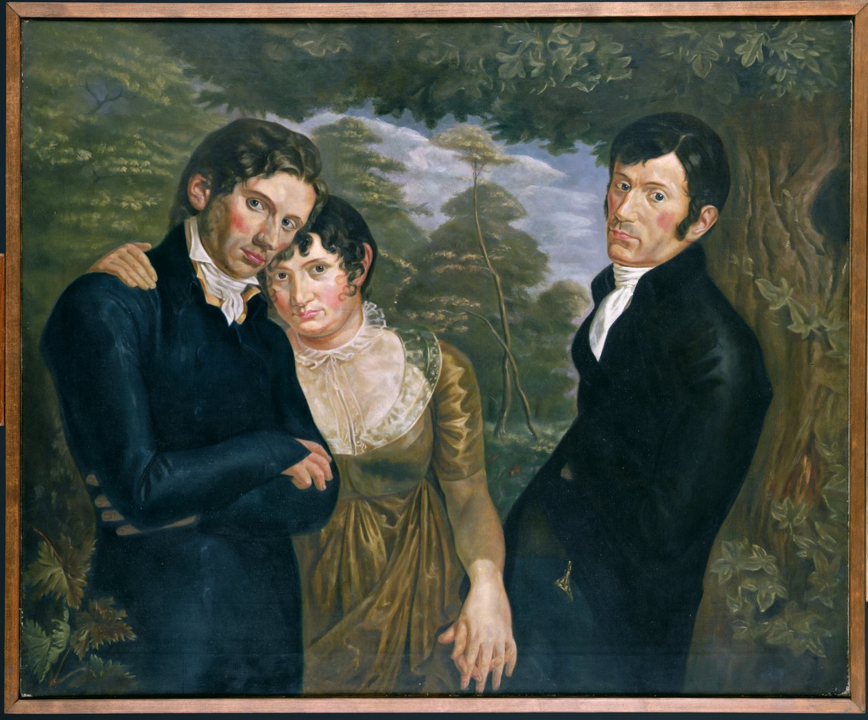 Philipp Otto Runge的We Three的副本 作者 朱利叶斯·奥古斯特·弗里德里希·西奥多·冯·埃伦