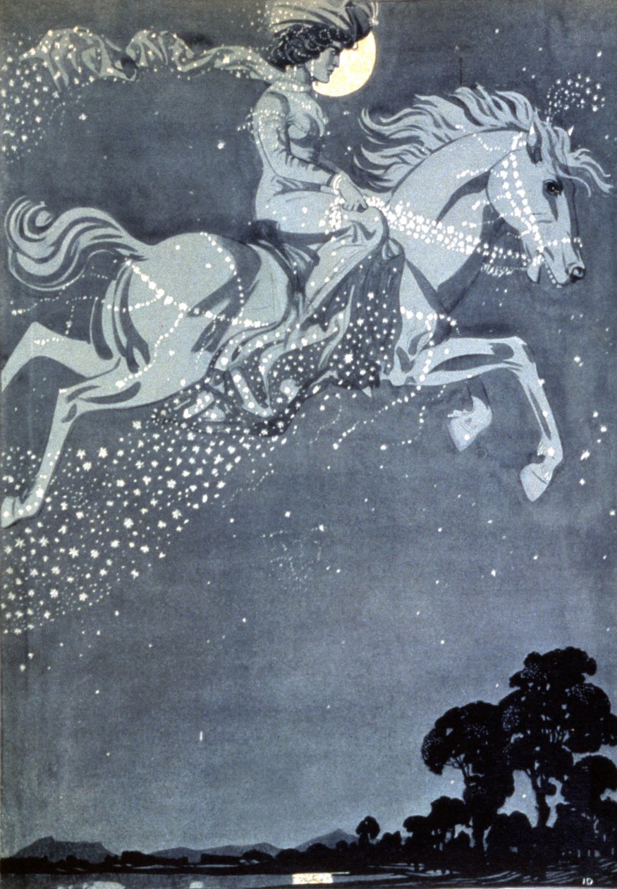 夜行者，19 世纪末（插图） 作者 朱利叶斯·迪兹