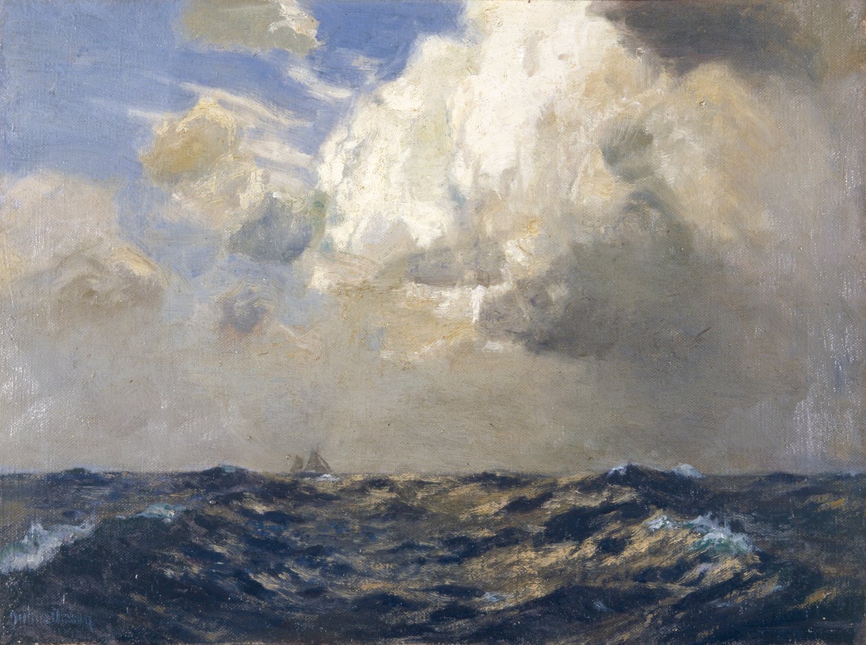 梳洗云"，1884-1942年 作者 朱利叶斯·奥尔森（Julius Olsson）