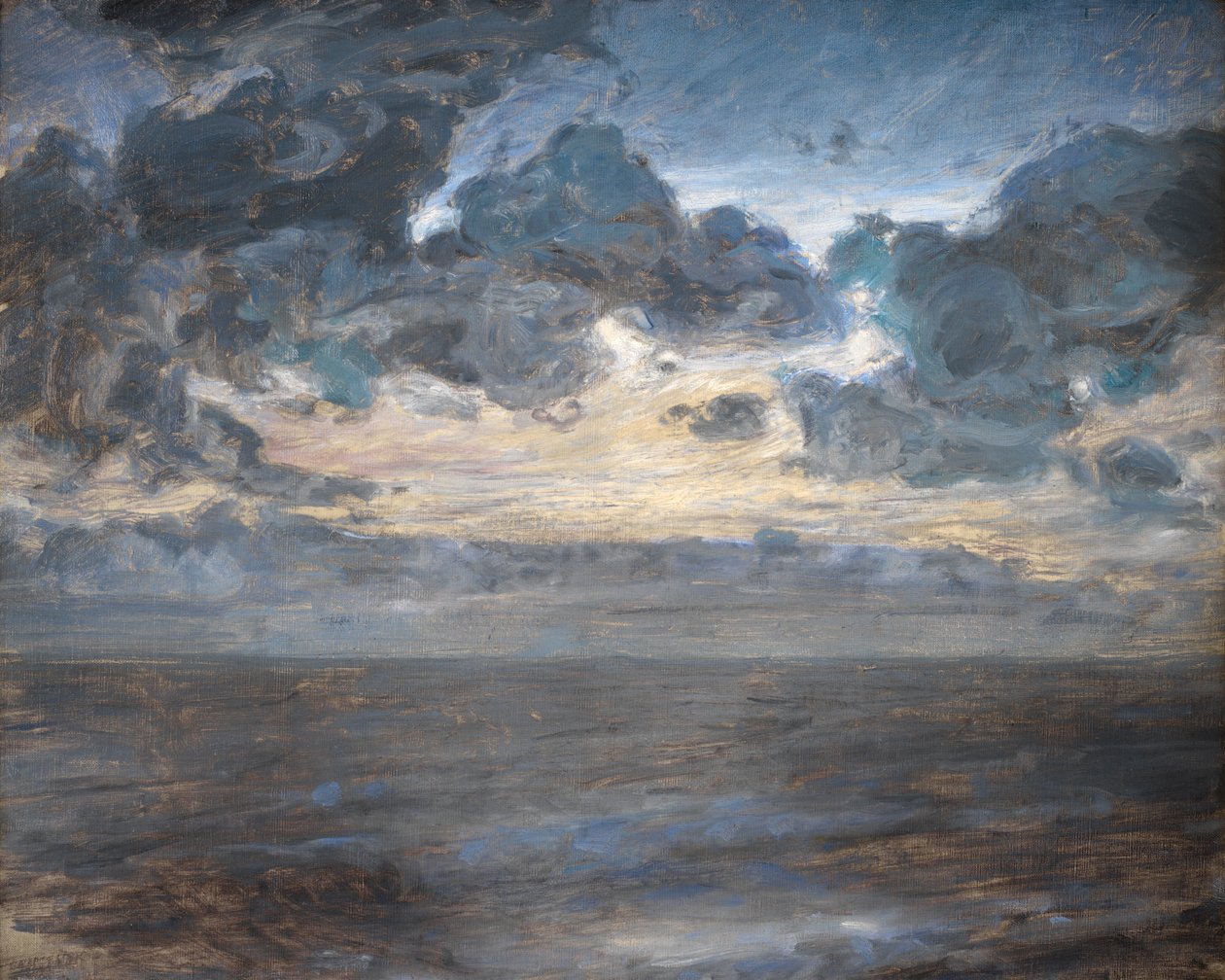 蒂斯维尔德海滩的仲夏夜 作者 朱利叶斯·保尔森（Julius Paulsen）