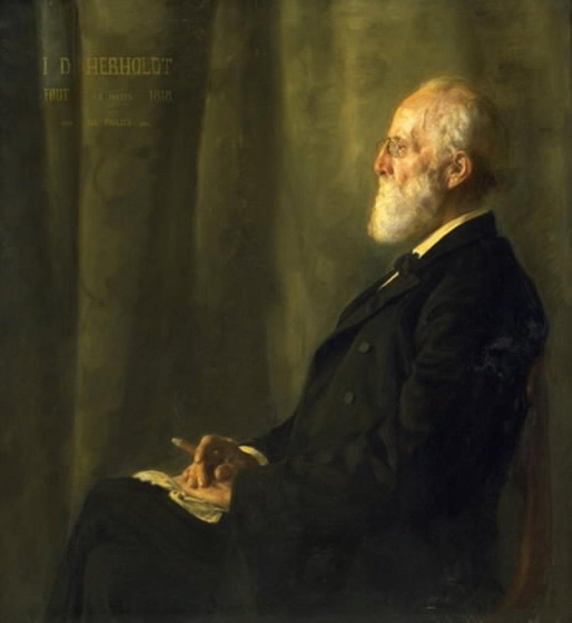 建筑师 J.D. Herholdt 作者 朱利叶斯·保尔森（Julius Paulsen）