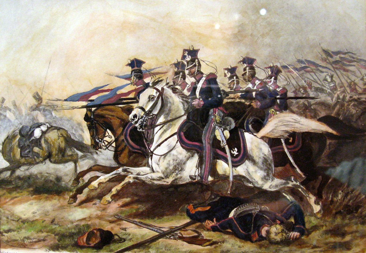 11月起义期间PoznańCavalery的指控 作者 朱利叶斯·福图纳特·科萨克