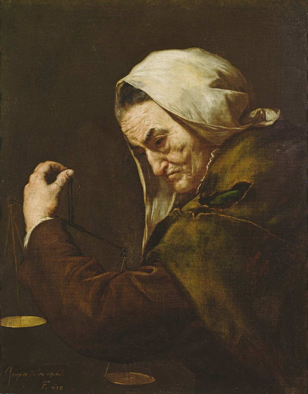 The Old Usurer，1638 作者 朱塞佩·德·里贝拉