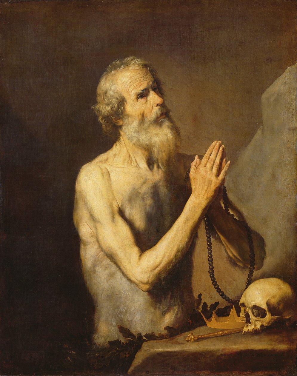 St. Onuphrius，1637 作者 朱塞佩·德·里贝拉