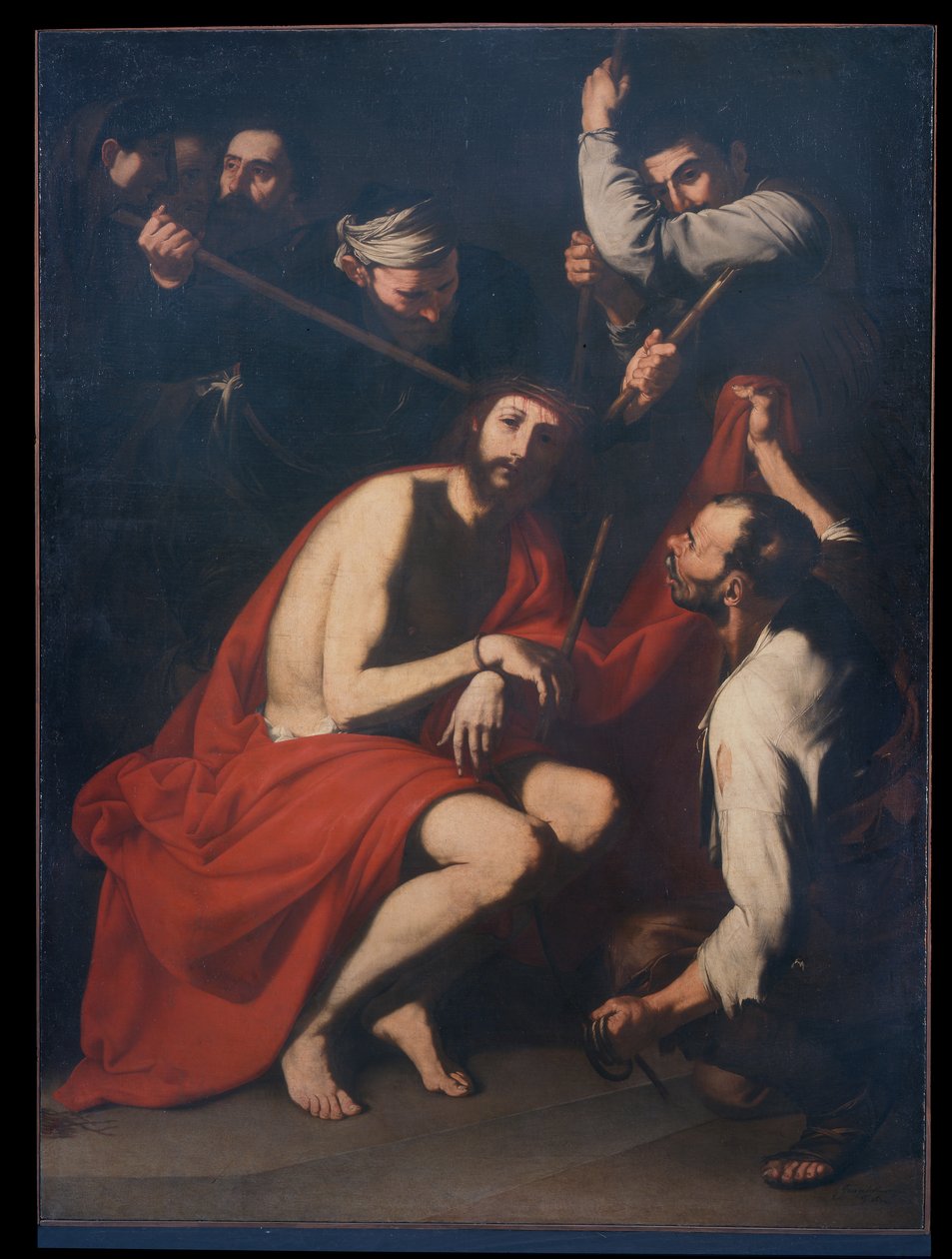 Christ mocked and crowned with thorns, c.1638 (oil on canvas) 作者 朱塞佩·德·里贝拉
