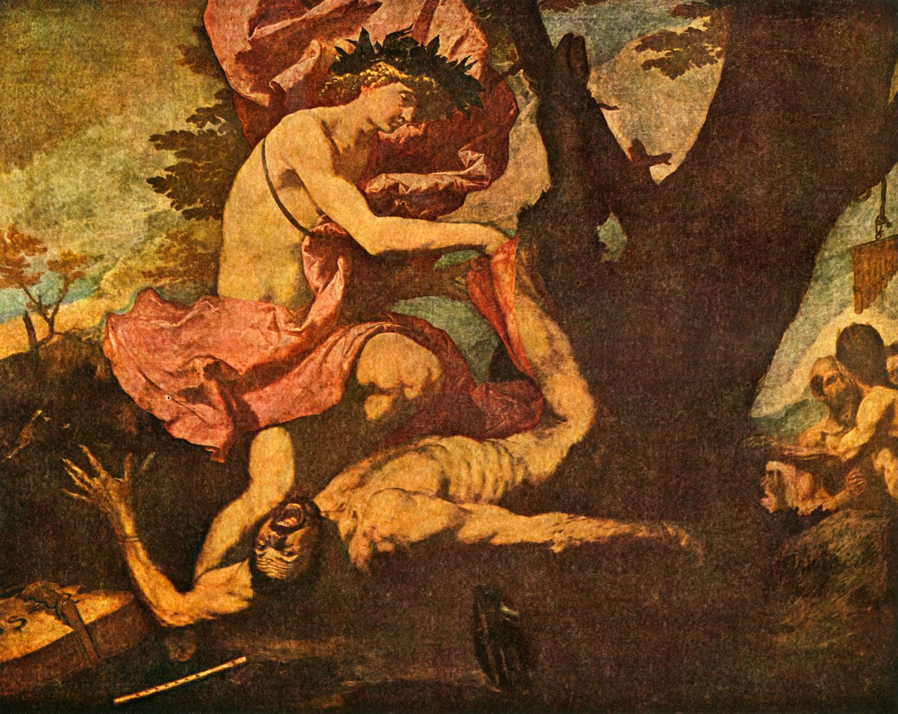 阿波罗（Apollo）和玛莎亚（Marsyas），1637年，1938年 作者 朱塞佩·德·里贝拉