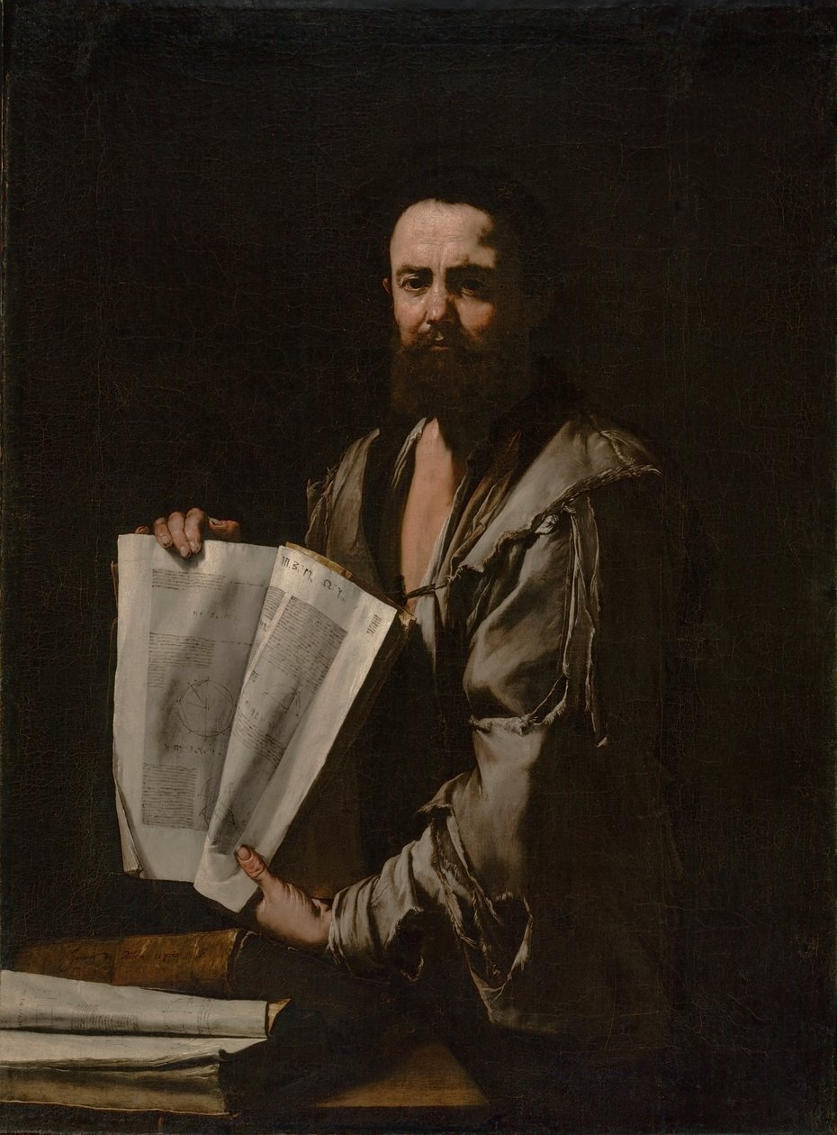 Euclid，c.1630-35 作者 朱塞佩·德·里贝拉