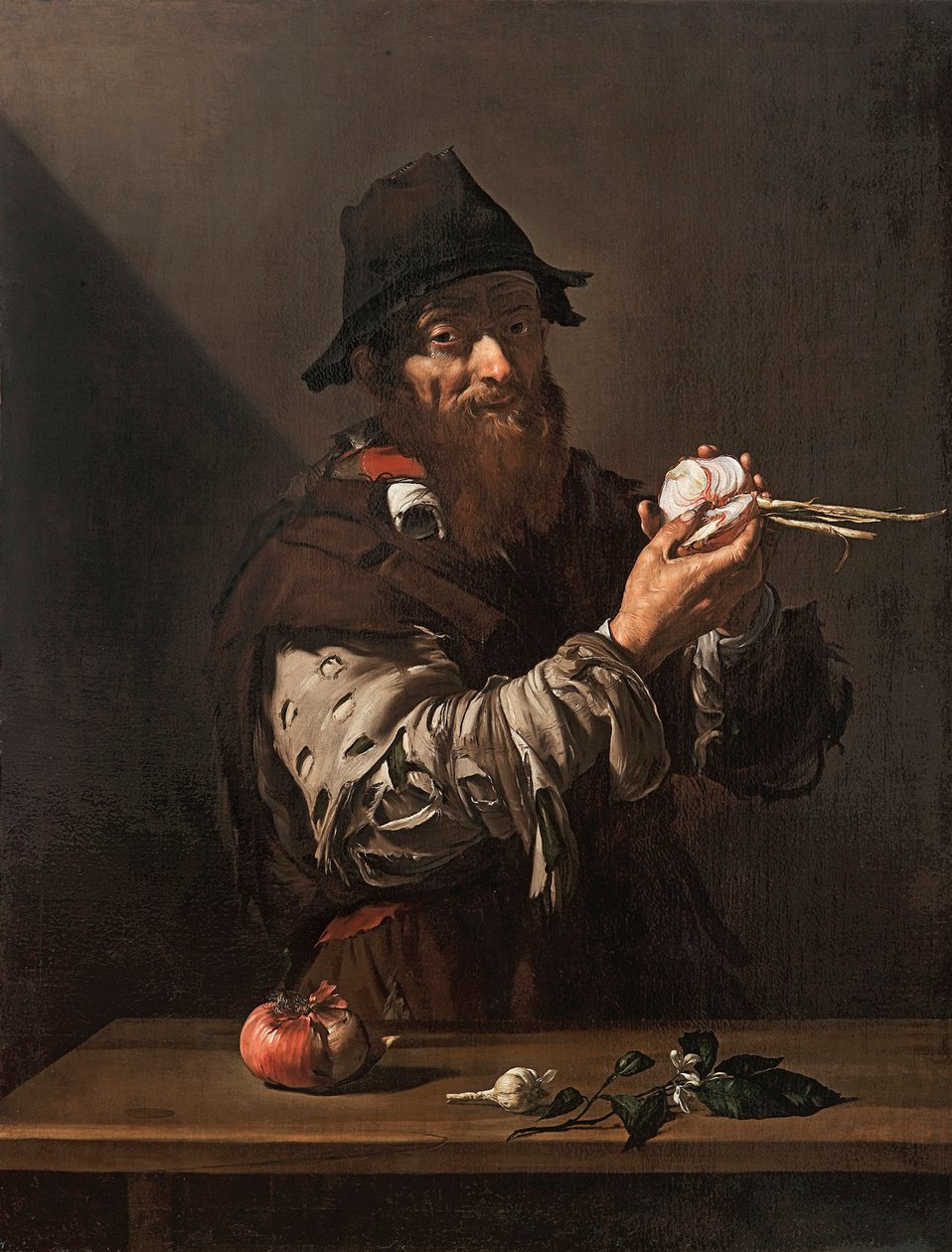 The Sense of smell, c.1615 (oil on canvas) 作者 朱塞佩·德·里贝拉