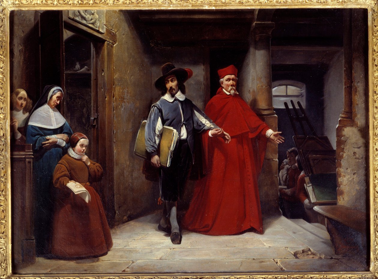 红衣主教来接画家 Jose de Ribera dit il Spagnoletto l