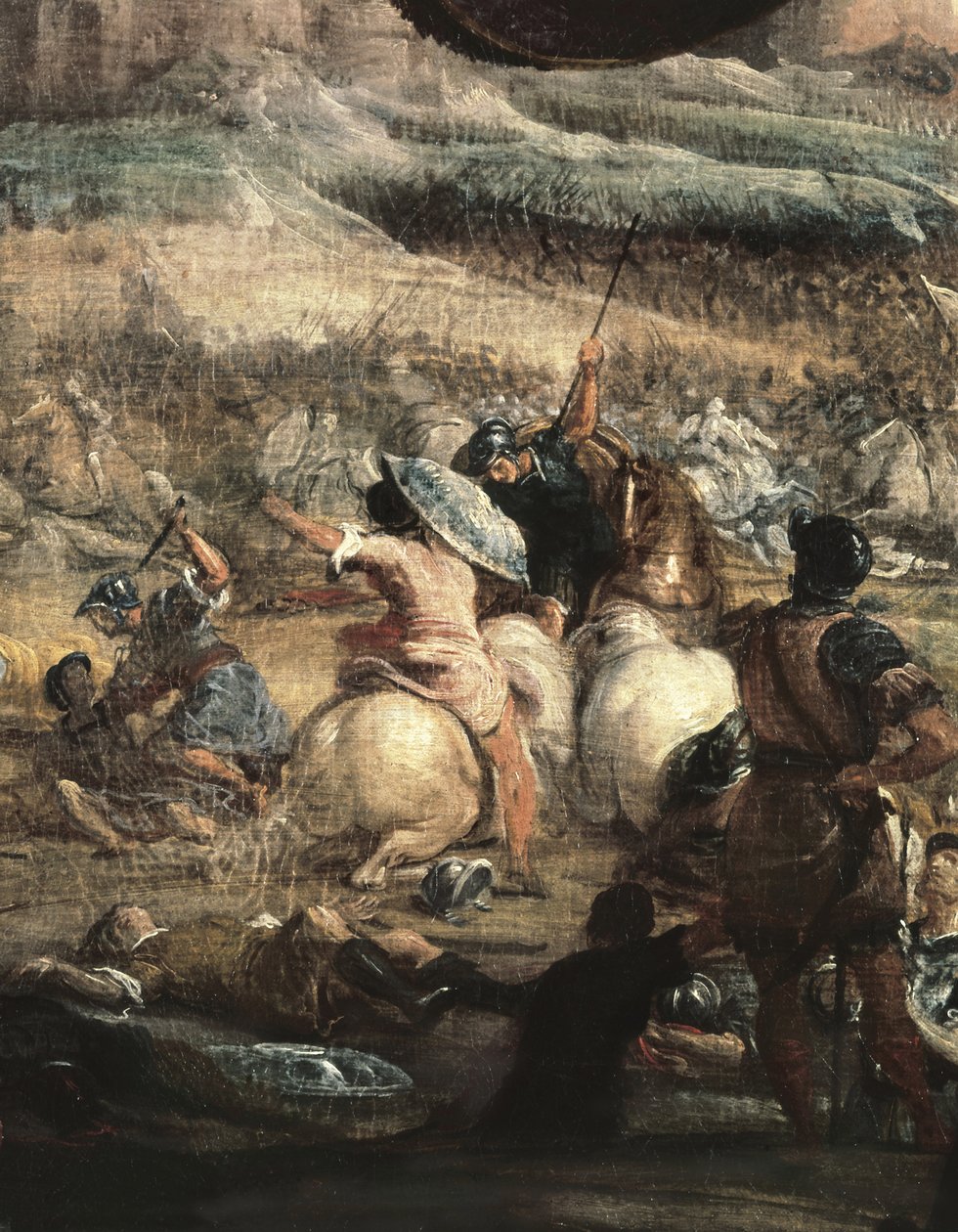 阿拉里克二世在 507 年的 Vouille 战役中 作者 朱塞佩（Jusepe）或何塞（Jose）（c.1605-1656）莱昂纳多（Leonardo）
