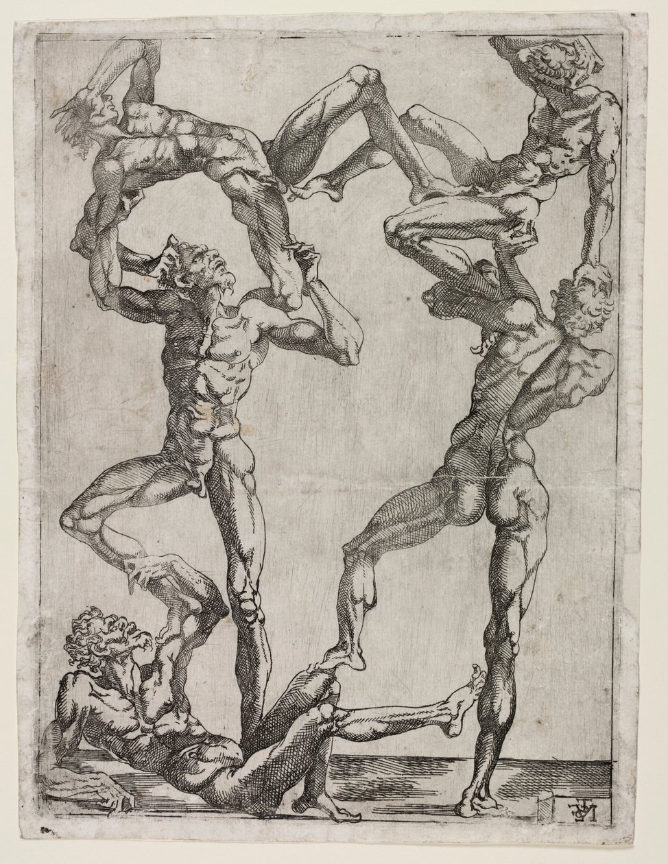 五人金字塔，c。 1543。 作者 Juste de Juste