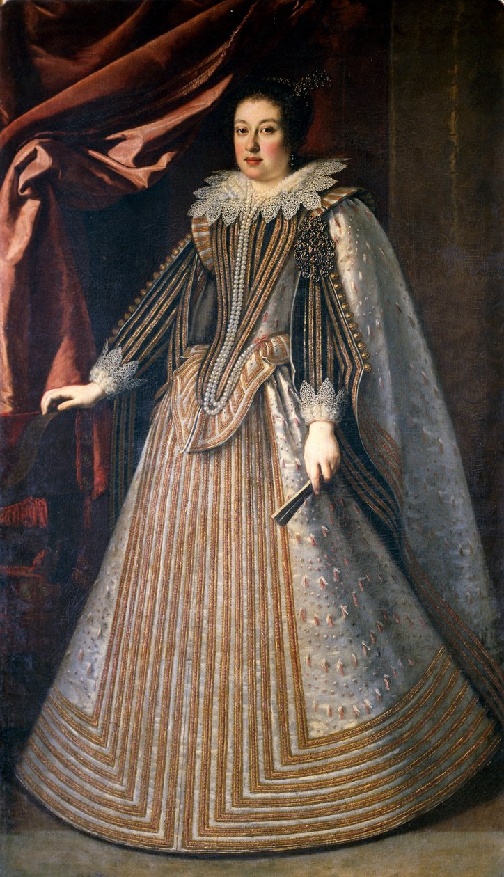 大公爵夫人Maria Maddalena d&39;Austria 作者 Justus Sustermans