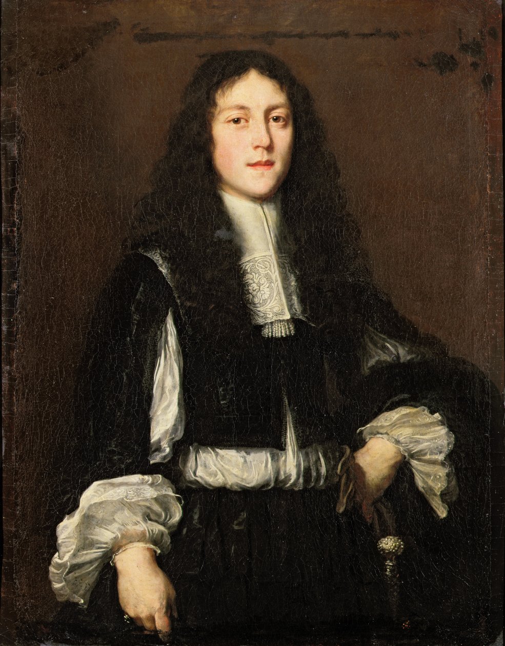 一名年轻男子的画像 作者 Justus Sustermans
