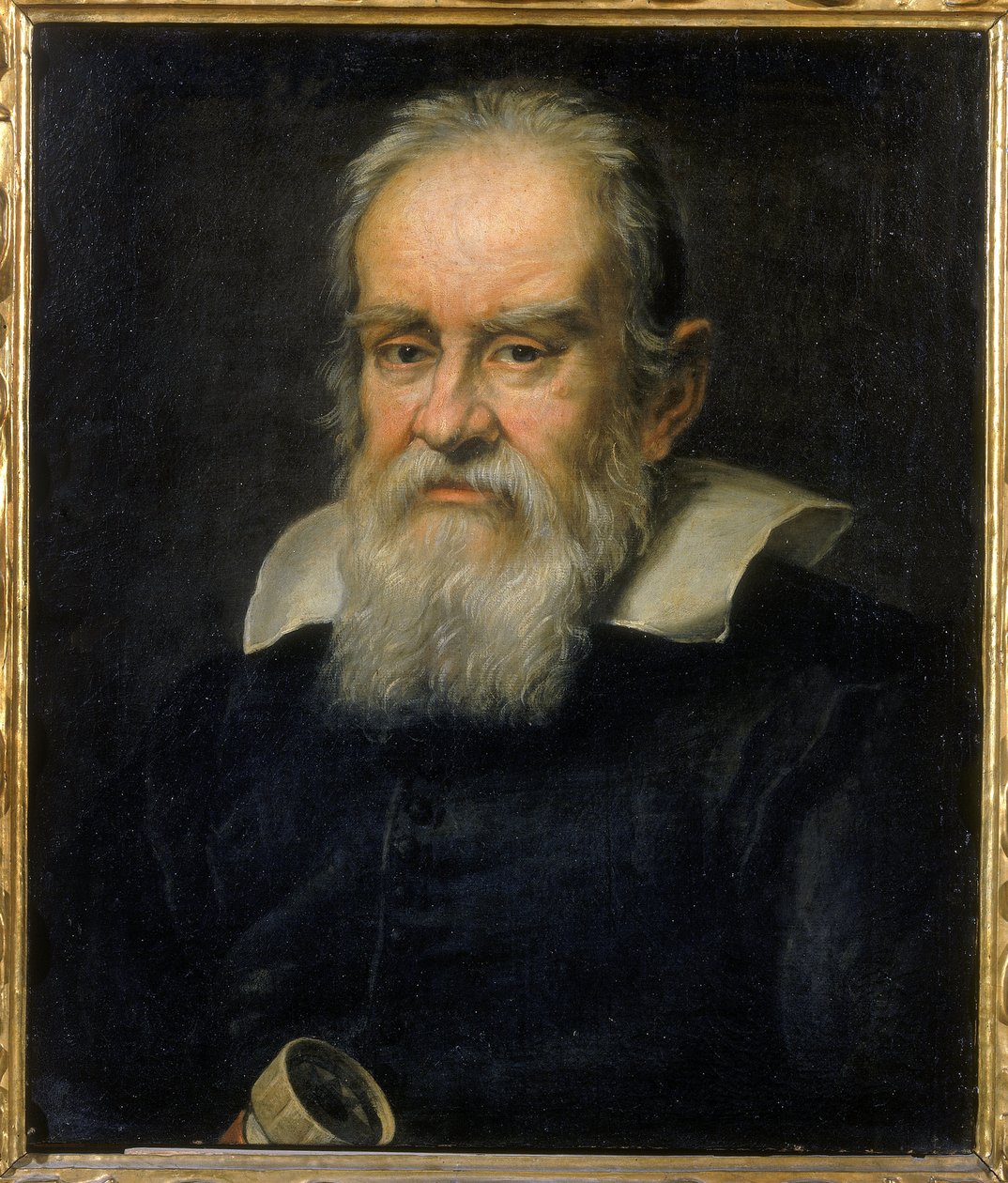 意大利天文学家伽利略的画像 作者 Justus Sustermans