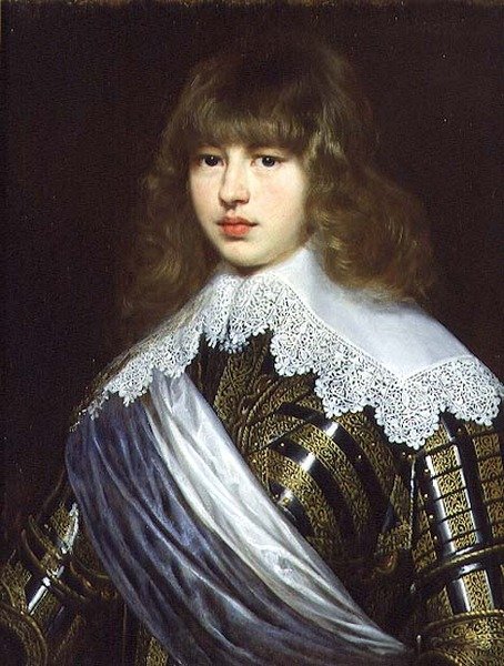 丹麦王子Waldemar Christian的肖像（1603-47）（布面油画） 作者 Justus Sustermans