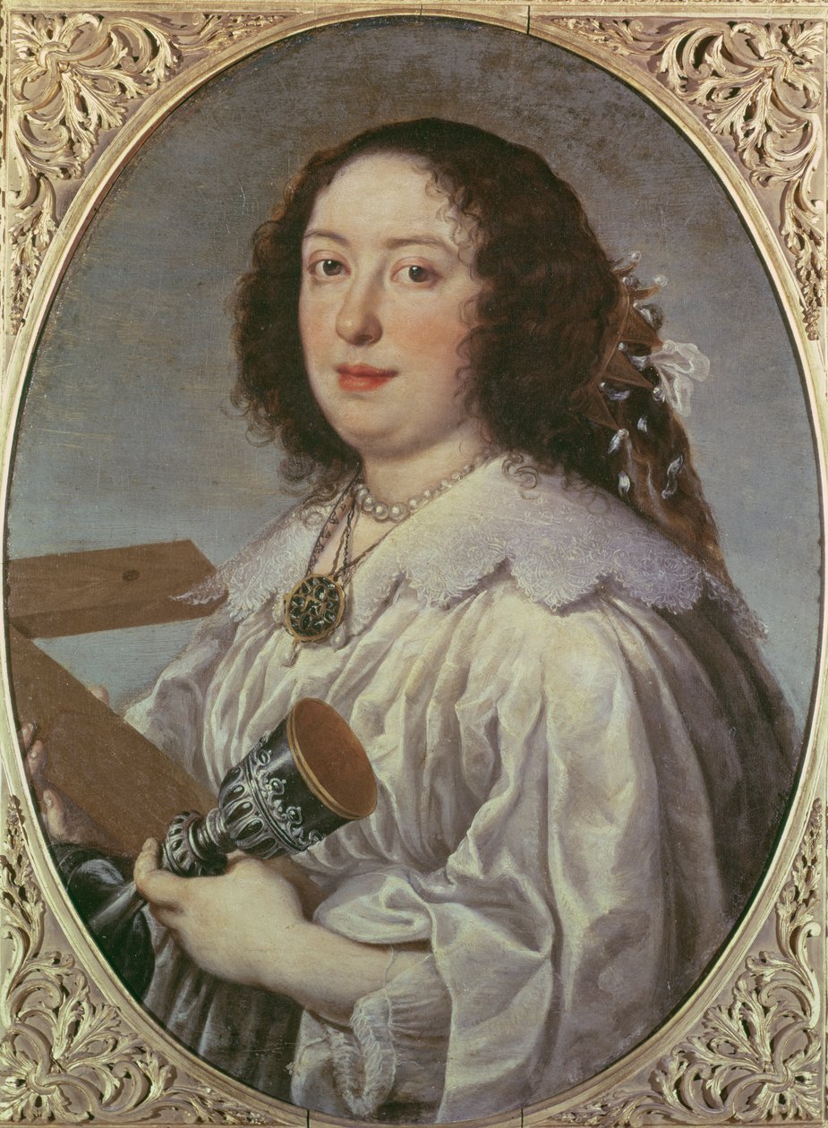 Vittoria della Rovere画象作为圣赫勒拿，1669 作者 Justus Sustermans