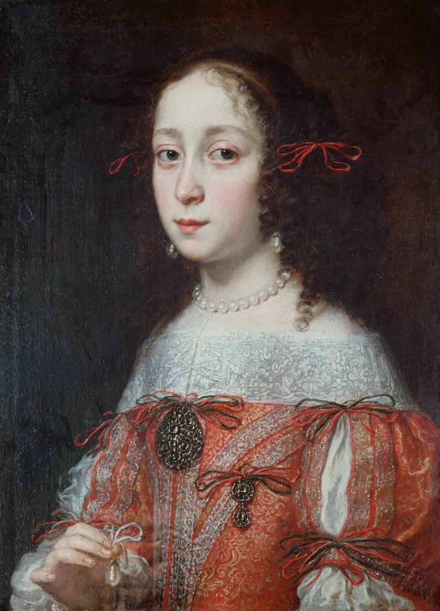 一位女士的画像，约1660年 作者 Justus Sustermans