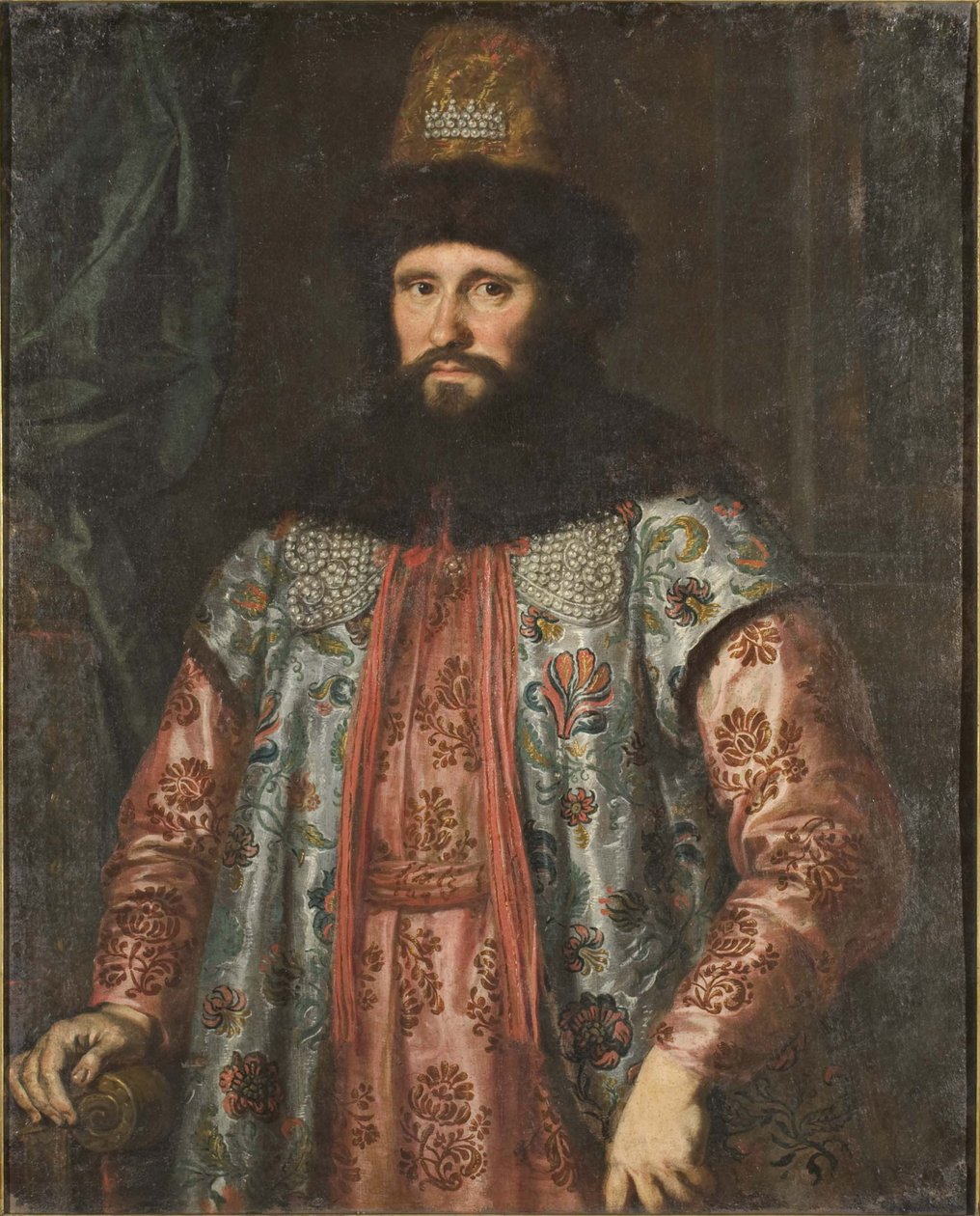 Ivan Chemodanov大使的肖像c。 16571658 作者 Justus Sustermans